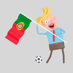 Man holding a flag of Portugal.

Isolate. Easy automatic vectorization. Easy background remove. Easy color change. Easy combine. 4000x4000 - 300DPI For custom illustration contact me.
