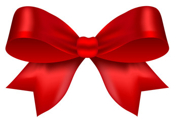Vector Red bow