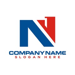 Real estate logo design template vector illustration
