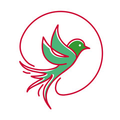 Bird Logo Template Design Vector