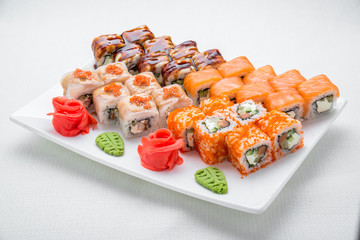 Sushi set, Japanese food