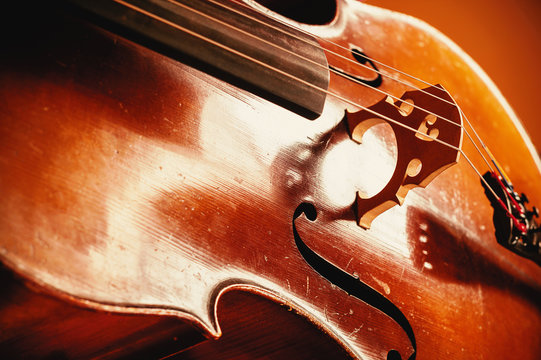 Old Cello Abstract