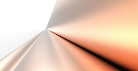 Copper abstract pattern background. 3D rendering.