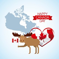 Fototapeta premium canada day card