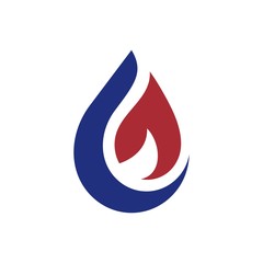 oil, gas and water drop logo design template designed based in vector format