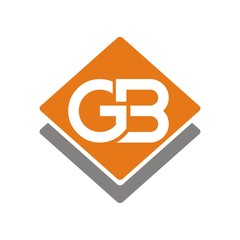 GB logo initial letter design template vector illustration