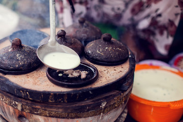 Vietnamese small rice pancake - Traditional food of Vietnam