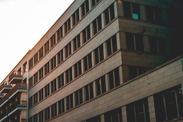 typical office building at friedrichstrasse, berlin