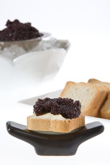 Caviar on toast