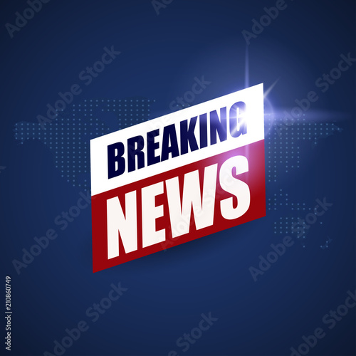 Breaking News Background World TV Banner Design Breaking News Background World TV Banner Design