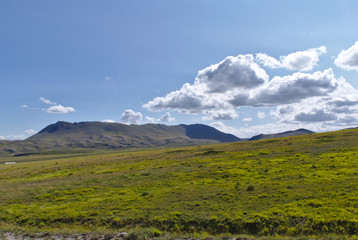 Veduta nel parco del Gran Sasso