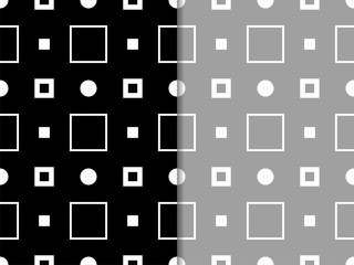 Geometric seamless pattern. Square