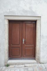 Obraz na płótnie Canvas Wooden Doors in Old Town