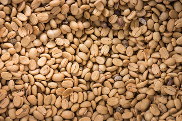 Brown coffee beans background