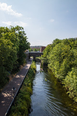 Wasserstadt Leipzig Fahrradfahren und Wohnen zwischen Karl Heine Kanal und Leipziger Hafen