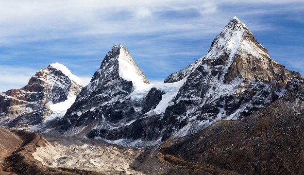 Fototapeta View of Nepal Himalayas mountains