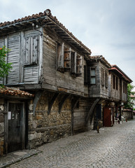 Old street in Sozopol, Bulgaria