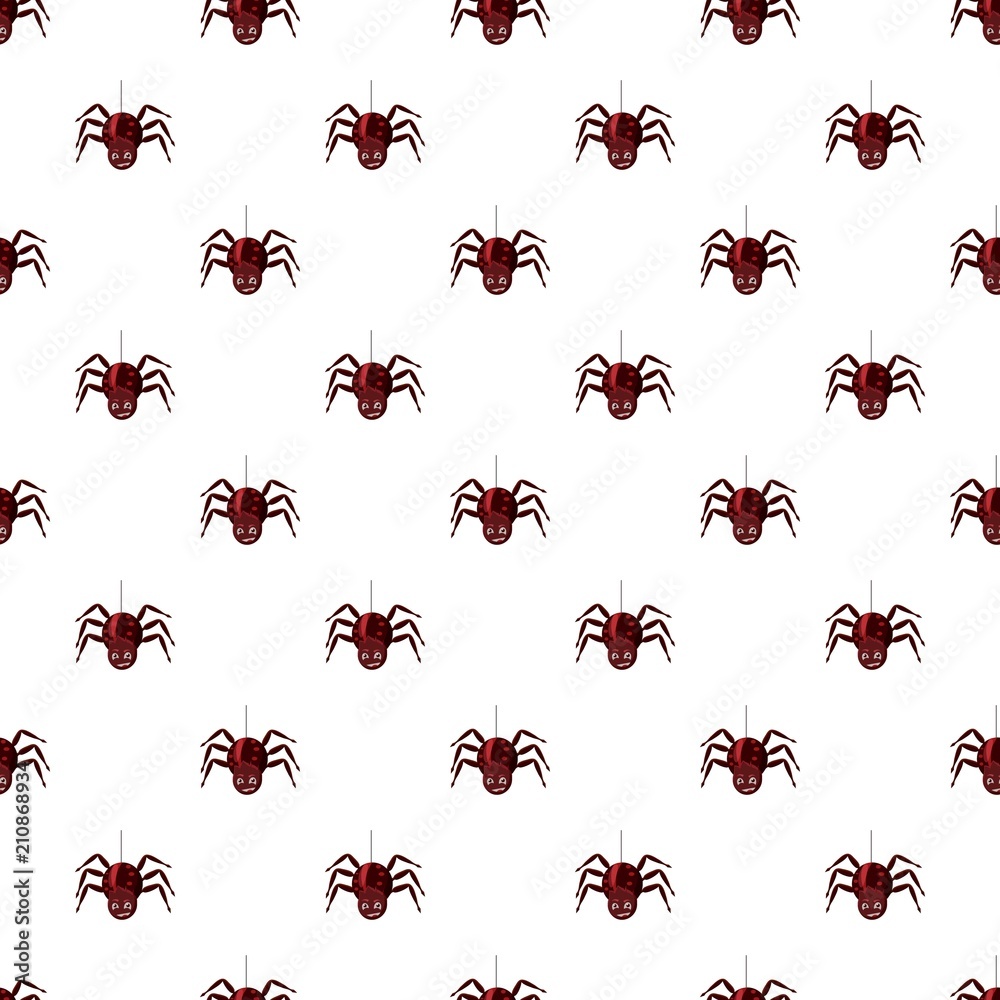 Wall mural Spider pattern seamless repeat in cartoon style vector illustration - Wall murals