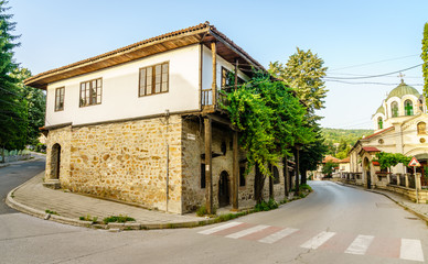 Fototapeta na wymiar City center of Teteven, Bulgaria