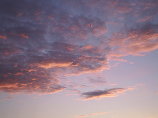 sunset on Novosibirsk Siberia