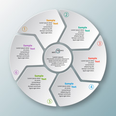 Abstract 3D Paper Infographics