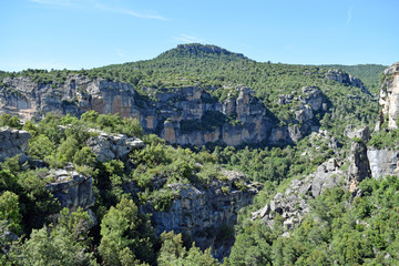 Fototapeta na wymiarCañón en montaña de Tarragona 