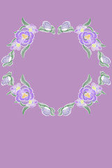  invitation to the feast/The picture is a postcard, greetings, invitation, with text. Gentle watercolor background, leaflet, invitation