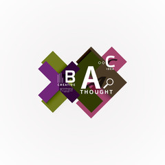 Paper option steps diagram infographic layout