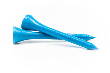  Plastic Tees for golf on white backgrow