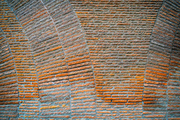 Ancient Roman brickwork. Bricks, Roman concrete, Rome.