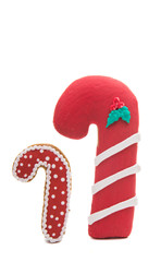 ginger christmas cookies isolated