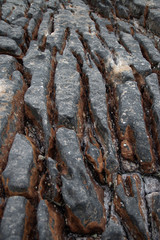 Ridges in the stone