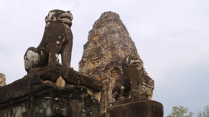 skulptur east mebon tempel kambodscha