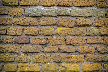 Ancient Roman brickwork. Bricks, Roman concrete, Rome.