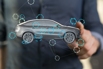 car in hand