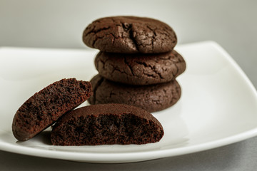 Double chocolate chip cookies