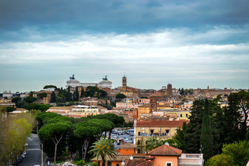 Fototapeta na wymiar Beautiful ancient town. Rome, Italy