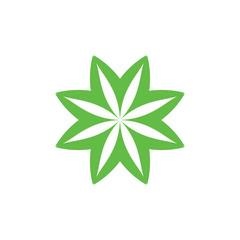 Flower logo vector design