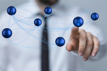 network digital interface in hand