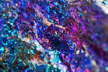 Texture minerals. Beautiful natural color purple background. Macro. Extreme closeup beautiful jewel background. Small focus size