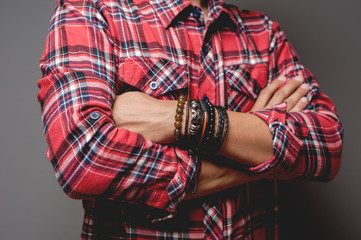 bracelets on the wrist