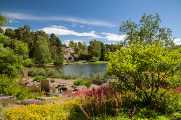 Obraz premium Kotka, Finland - Sapokka Water Garden