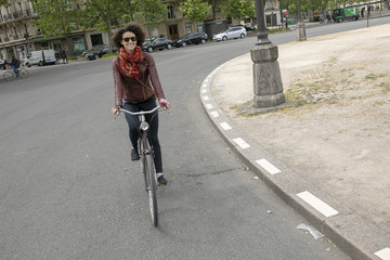 Bicycle ride in Paris 