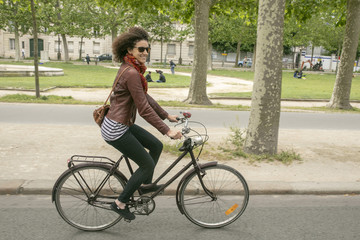 Bicycle ride in Paris 