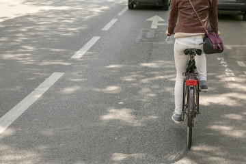 Fototapeta premium Bicycle ride in Paris 