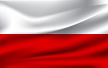 3D Waving Flag of Poland