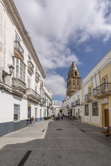 Obraz premium una calle del centro de al villa de Medina Sidonia, España 