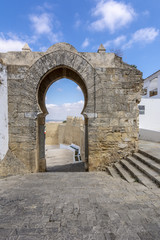 Puerta arabe de la muralla de Medina Sidonia Cadiz 