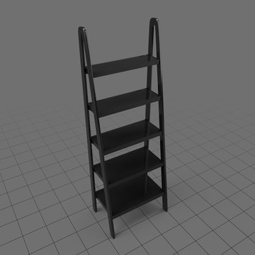 Leaning ladder bookshelf