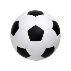 Fototapeta premium soccer ball on white